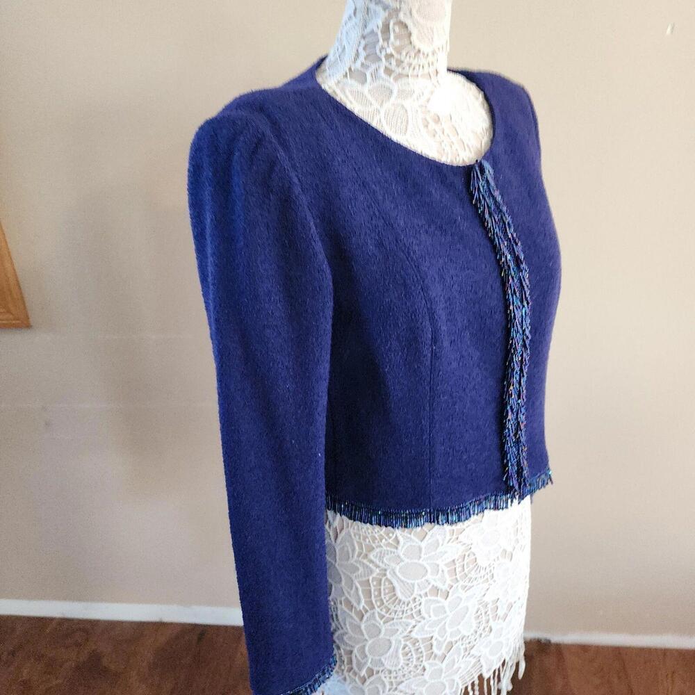 FLAWLESS Carlisle Vintage Purple jacket blazer bling unique beautiful 10
